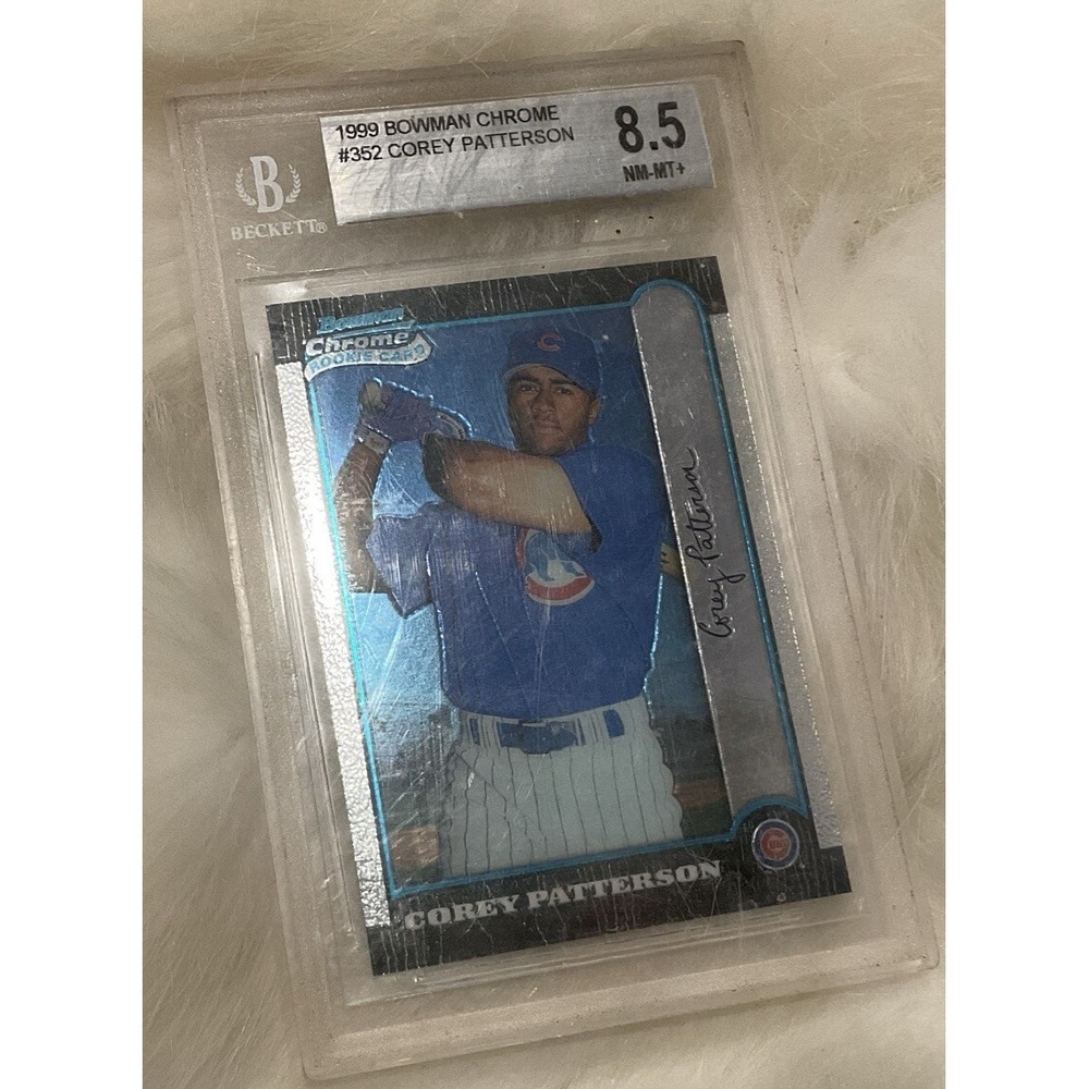 1999 Bowman Chrome #352 Corey Patterson RC Rookie Chicago Cubs BGS 8.5 Mint